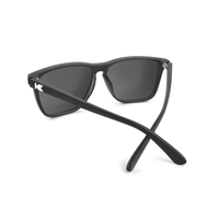 Fast Lane Matte Black Sunglasses with Smoke Lenses by Knockaround - Country Club Prep