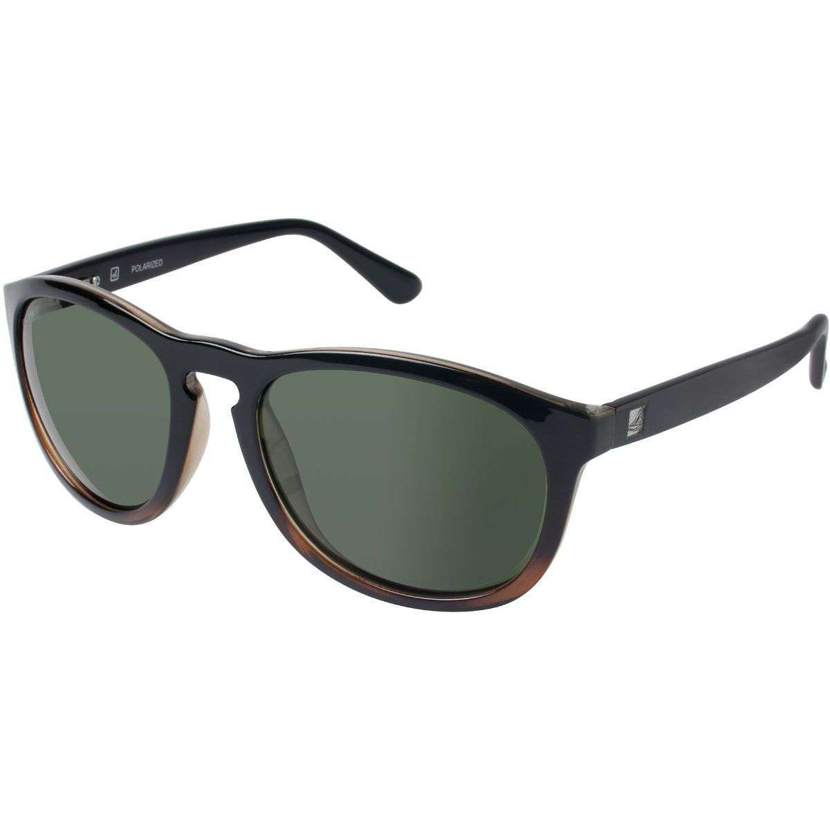 Fenwick Polarized Sunglasses in Black and Tortoise Fade by Sperry - Country Club Prep