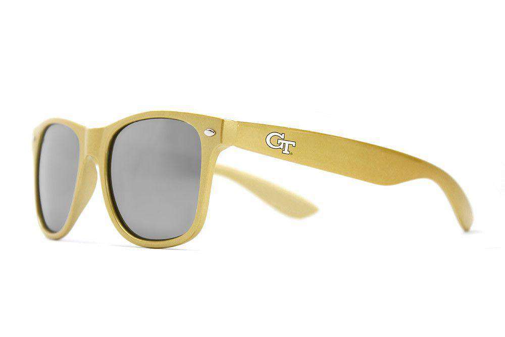 Georgia Tech Throwback Sunglasses in Yellow by Society43 - Country Club Prep