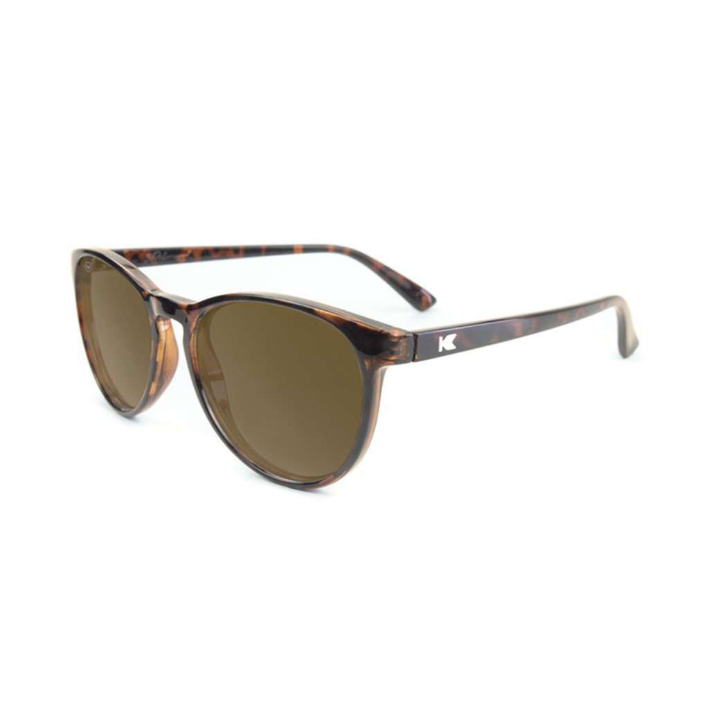 Glossy Tortoise Shell Mai Tais with Amber Polarized Lenses by Knockaround - Country Club Prep