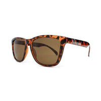 Glossy Tortoise Shell Premium Sunglasses with Amber Lenses by Knockaround - Country Club Prep