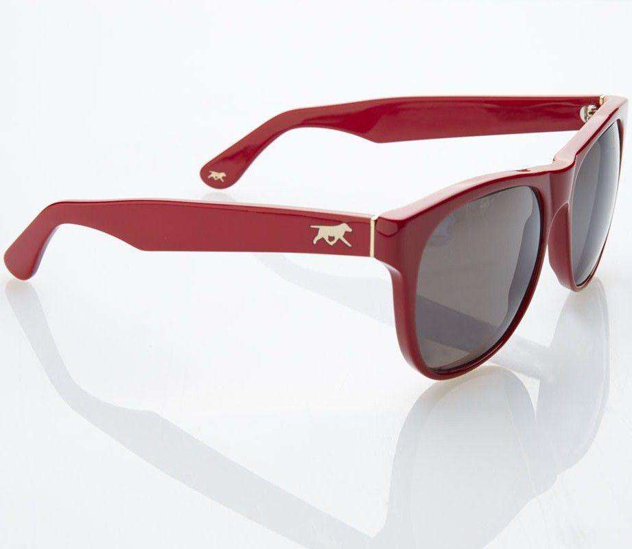 Gregory Sunglasses in Lannister Crimson by Red's Outfitters - Country Club Prep