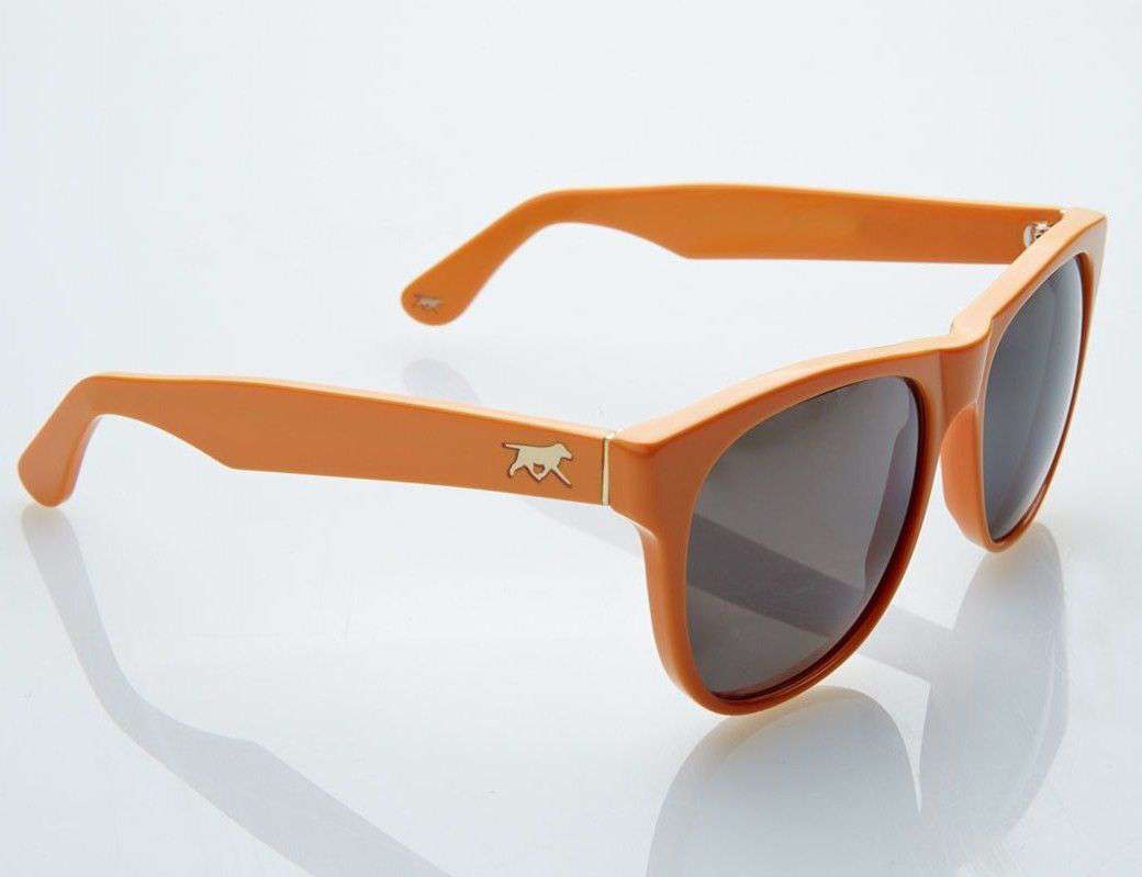 Helms Sunglasses in Orange by Red's Outfitters - Country Club Prep