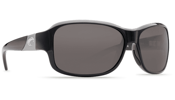Costa Del Mar Inlet Black Sunglasses with Gray 580P Lenses