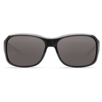 Inlet Black Sunglasses with Gray 580P Lenses by Costa Del Mar - Country Club Prep