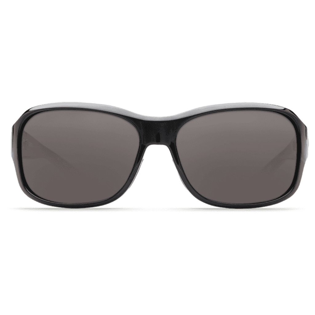 Inlet Black Sunglasses with Gray 580P Lenses by Costa Del Mar - Country Club Prep