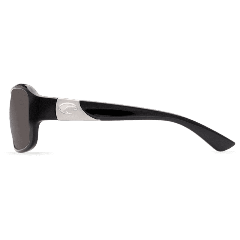 Inlet Black Sunglasses with Gray 580P Lenses by Costa Del Mar - Country Club Prep