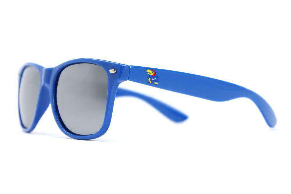Kansas Throwback Sunglasses in Blue by Society43 - Country Club Prep