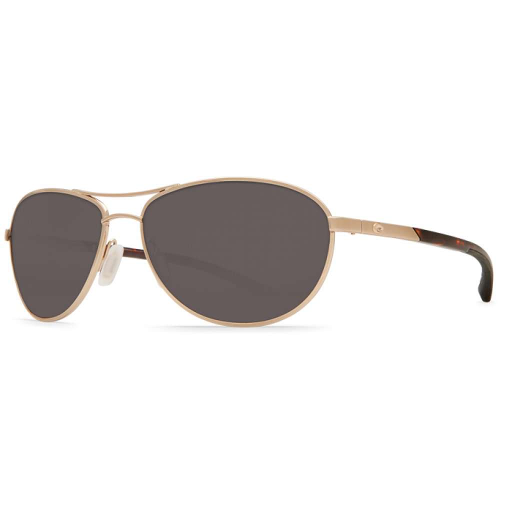 Womens Costa Del Mar KC sunglasses 64 gold rim Costa Loreto M (56-14) with Green Mirror lenses and Rose  main image 3