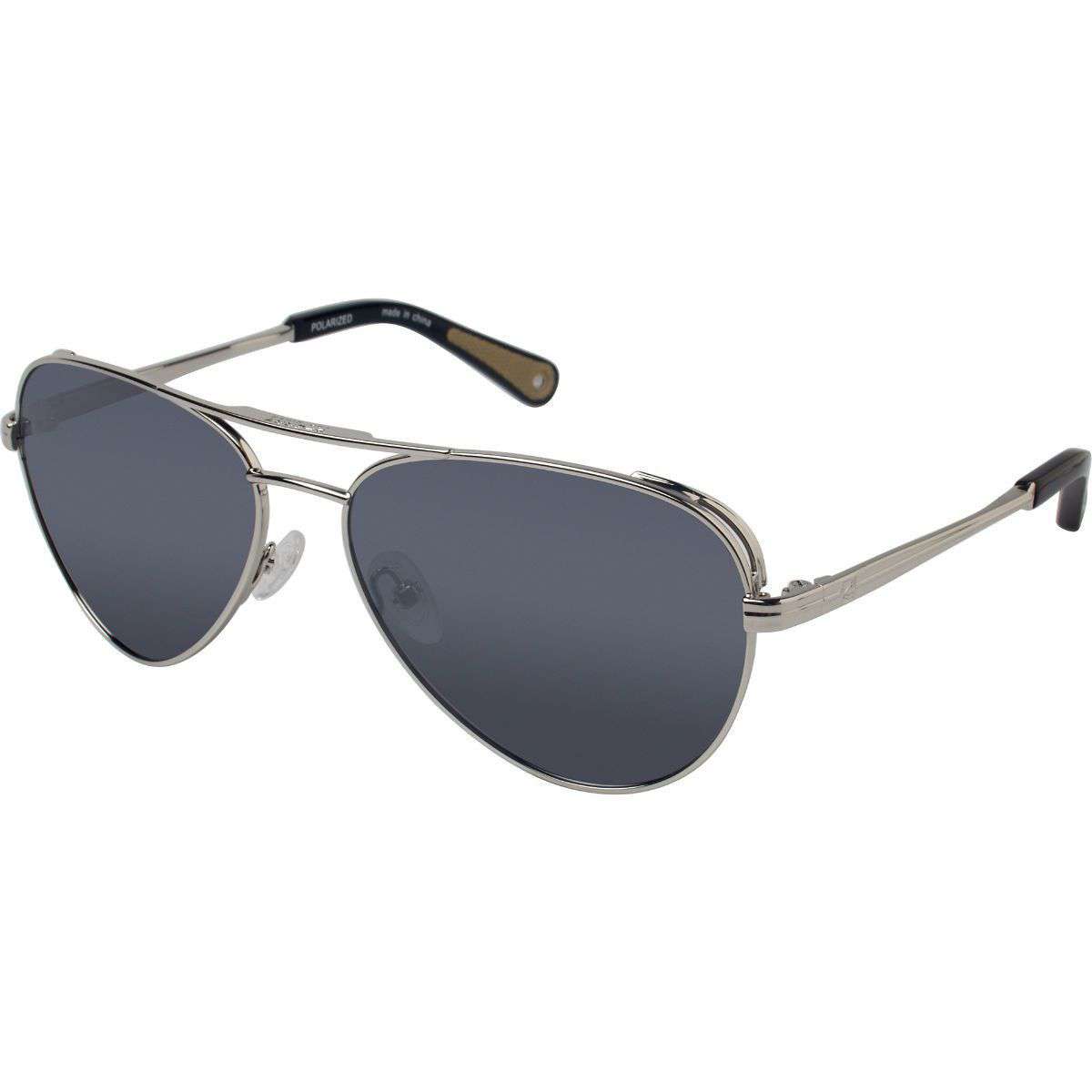 Largo Polarized Sunglasses in Silver by Sperry - Country Club Prep