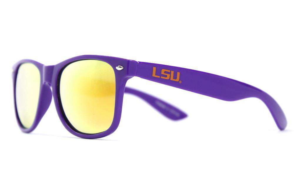 LSU Throwback Sunglasses in Purple by Society43 - Country Club Prep