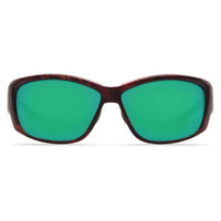 Luke Tortoise Sunglasses with Green Mirror 580P Lenses by Costa Del Mar - Country Club Prep