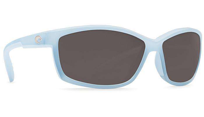 Manta Matte Ocean Sunglasses with Gray 580P Lenses by Costa Del Mar - Country Club Prep