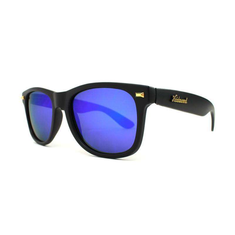 Matte Black Fort Knocks Sunglasses with Moonshine Lenses by Knockaround - Country Club Prep