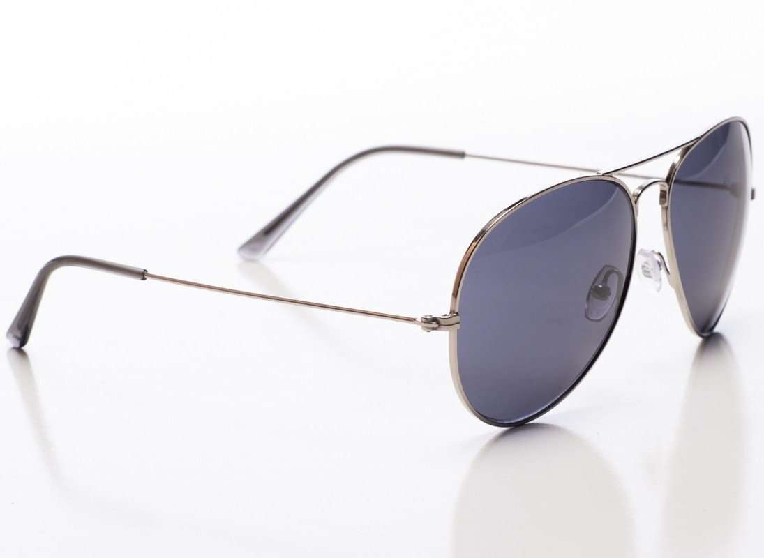 Mavericks Sunglasses in Silver Frame with Dark Savannah Lens by Red's Outfitters - Country Club Prep