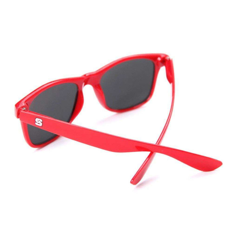 NC State Throwback Sunglasses in Red by Society43 - Country Club Prep