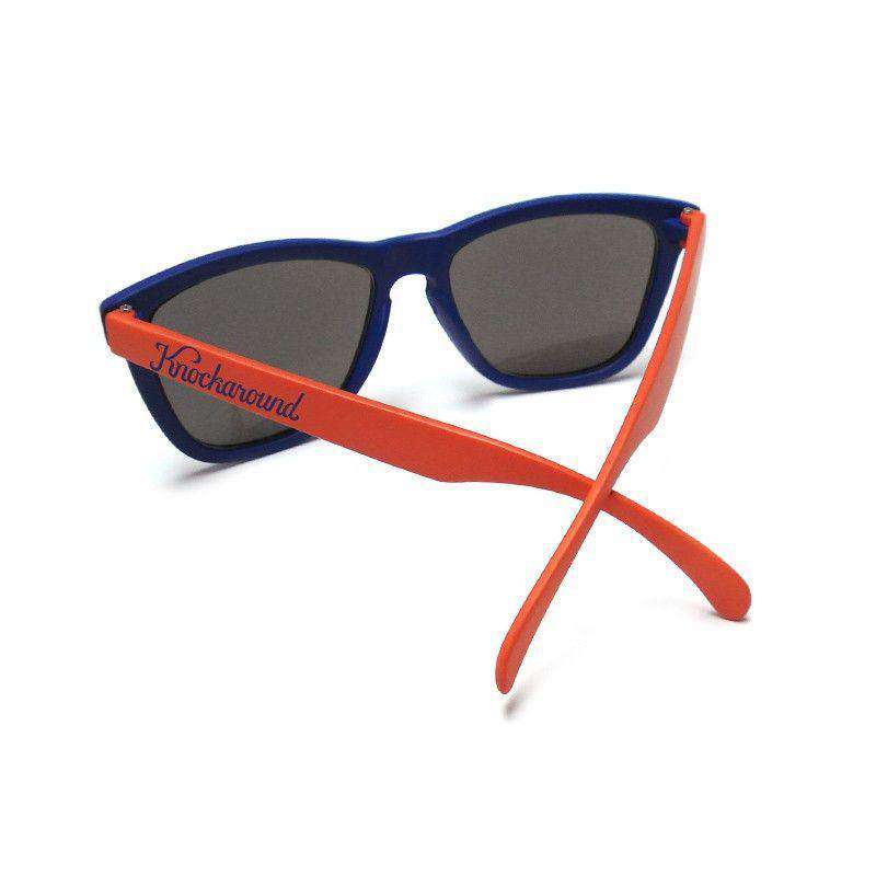 Orange & Blue Premium Sunglasses with Smoke Lenses by Knockaround - Country Club Prep