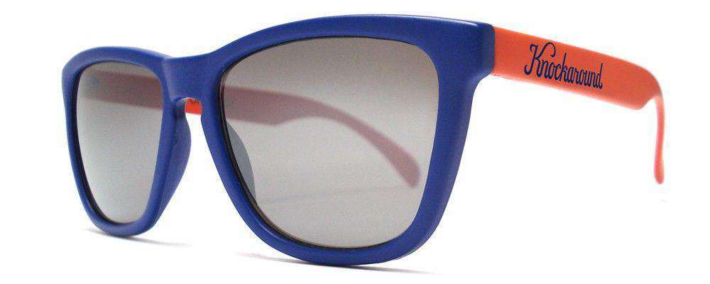 Orange & Blue Premium Sunglasses with Smoke Lenses by Knockaround - Country Club Prep