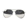 Original Pilot Aviator Sunglasses in Silver by Res Ipsa - Country Club Prep