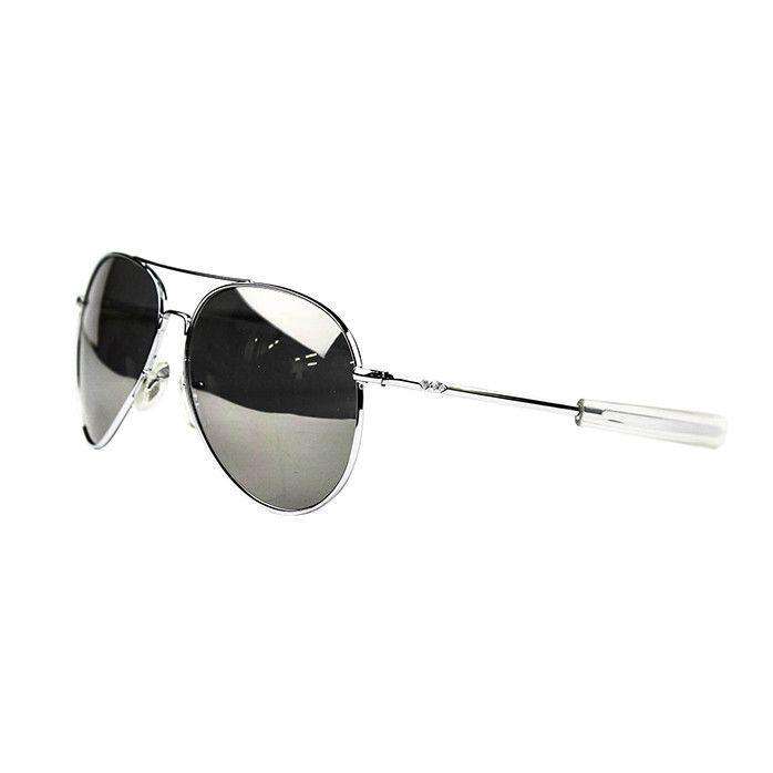 Original Pilot Aviator Sunglasses in Silver by Res Ipsa - Country Club Prep