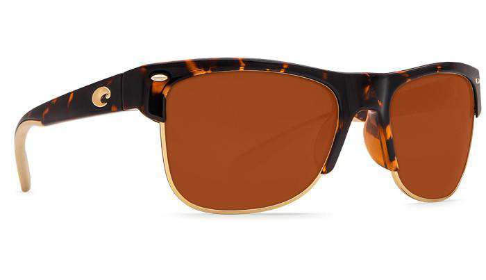 Pawley's Tortoise Shell Sunglasses with Copper 580P Lenses by Costa Del Mar - Country Club Prep