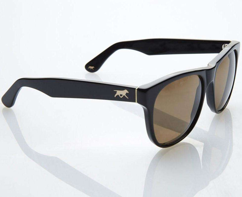 Premium Chapin Sunglasses in Black with Polarized Lenses by Red's Outfitters - Country Club Prep