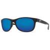 Prop Black Sunglasses with Blue Mirror 580P Lenses by Costa Del Mar - Country Club Prep