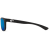 Prop Black Sunglasses with Blue Mirror 580P Lenses by Costa Del Mar - Country Club Prep