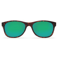 Prop Tortoise Sunglasses with Green Mirror 580P Lenses by Costa Del Mar - Country Club Prep