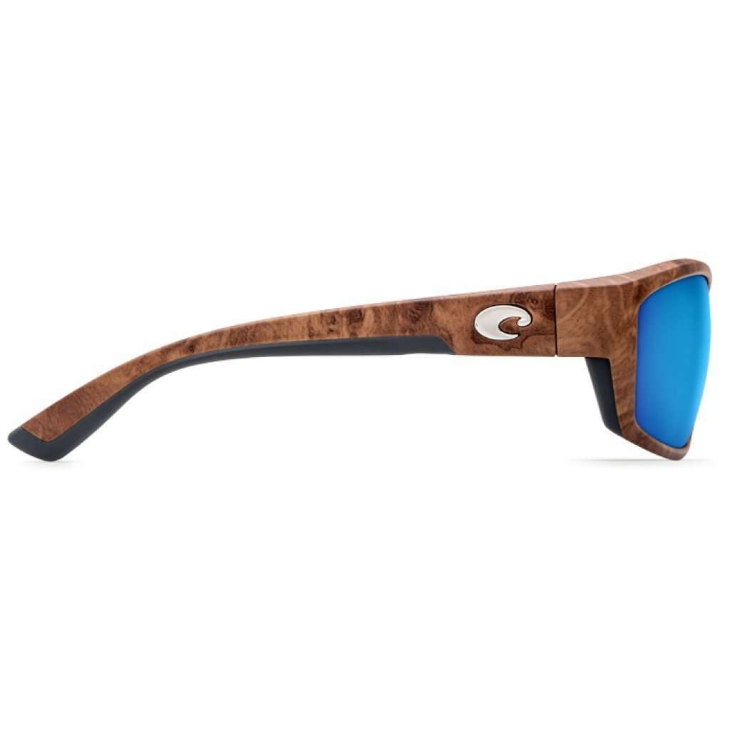 Saltbreak Gunstock Sunglasses with Blue Mirror 580P Lenses by Costa Del Mar - Country Club Prep