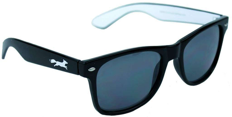 Sly Fox Two Tone Sunglasses in Black and White by Country Club Prep - Country Club Prep