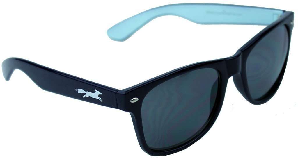Sly Fox Two Tone Sunglasses in Navy and Baby Blue by Country Club Prep - Country Club Prep