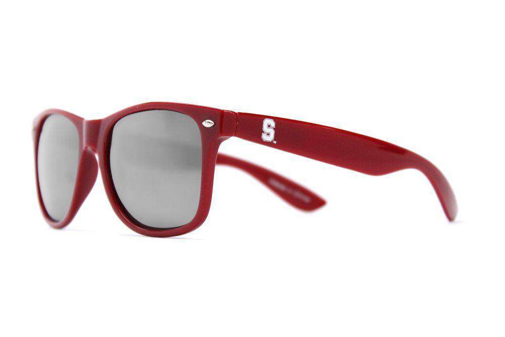 Stanford Throwback Sunglasses in Red by Society43 - Country Club Prep
