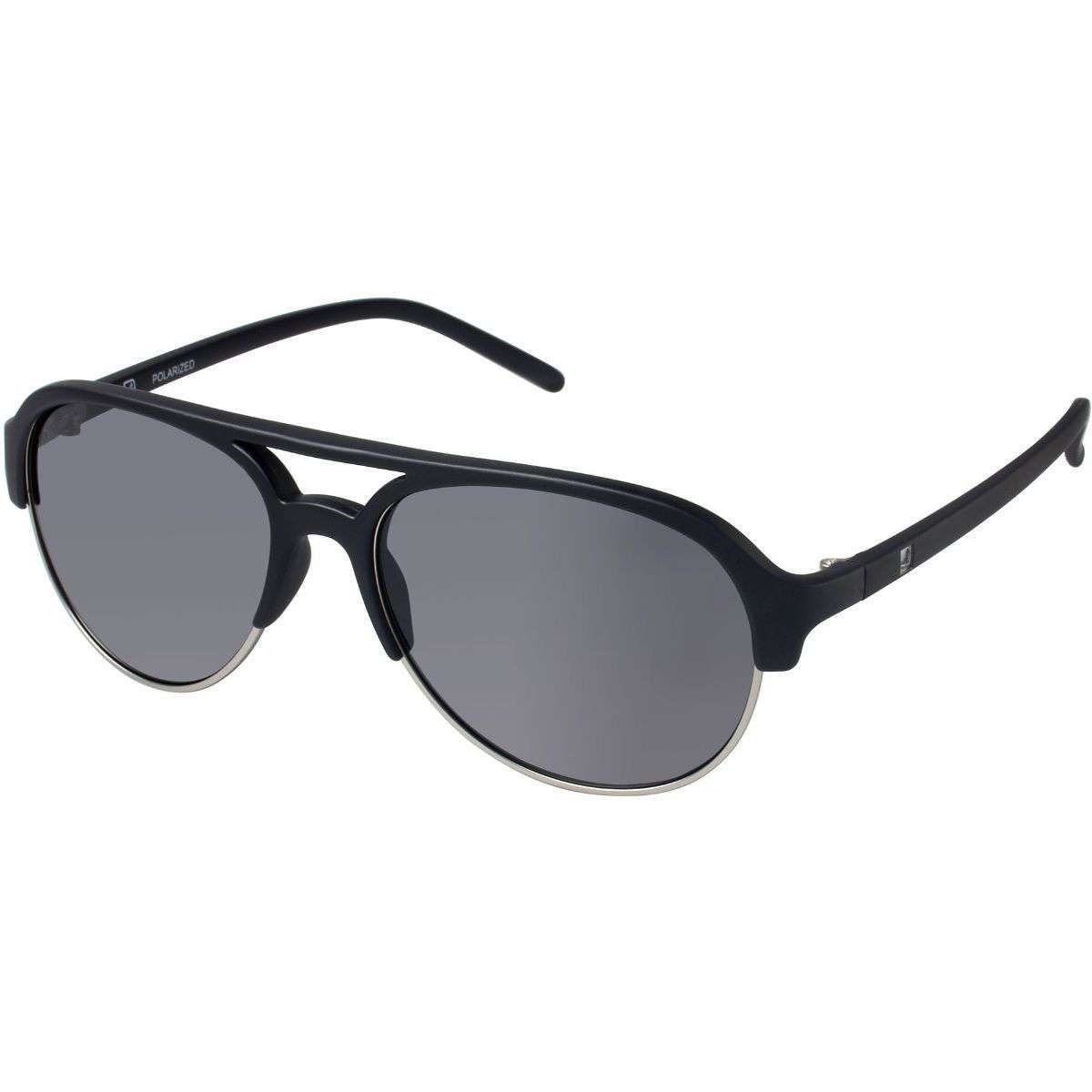 Sussex Polarized Sunglasses in Black and Gunmetal by Sperry - Country Club Prep