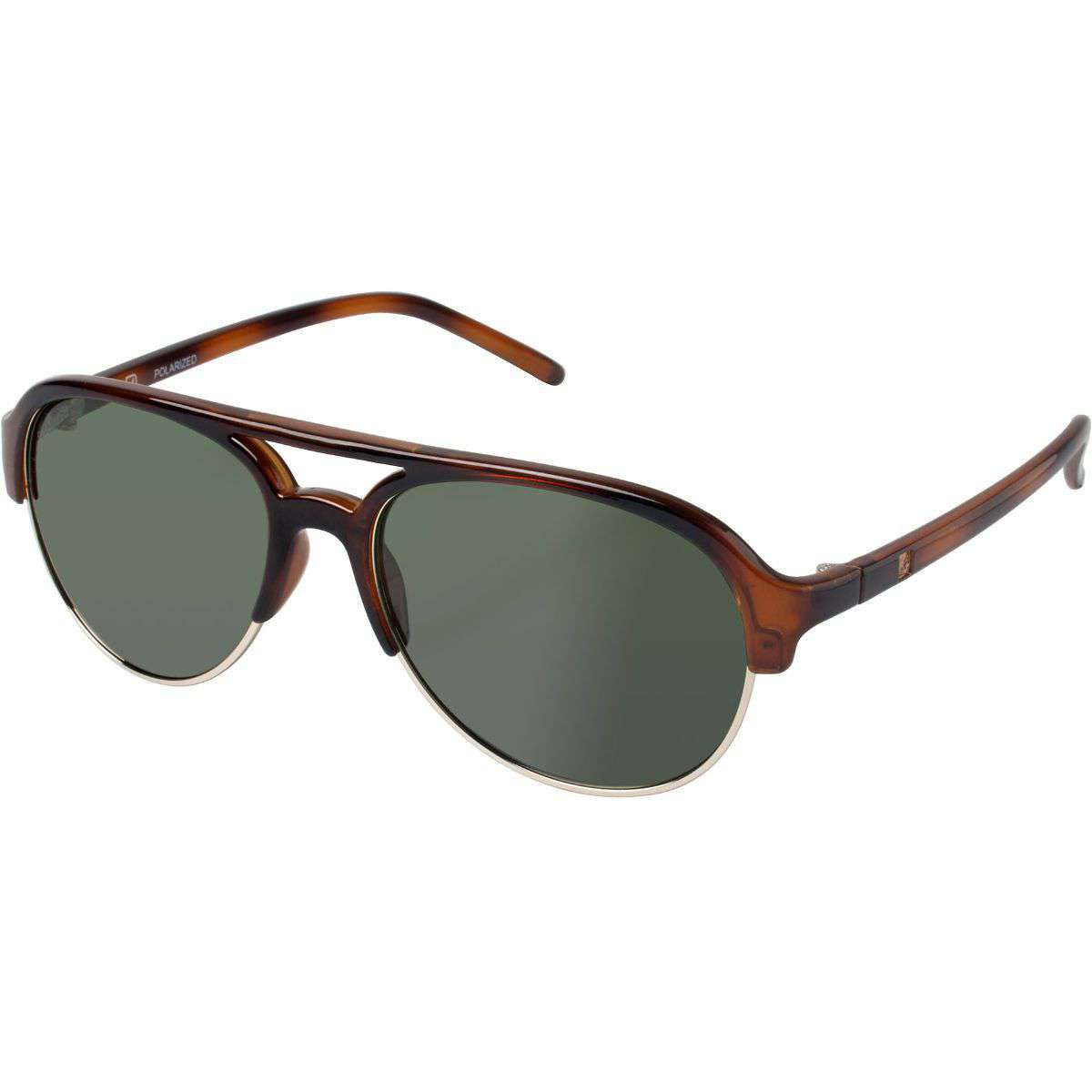 Sussex Polarized Sunglasses in Tortoise and Gold by Sperry - Country Club Prep