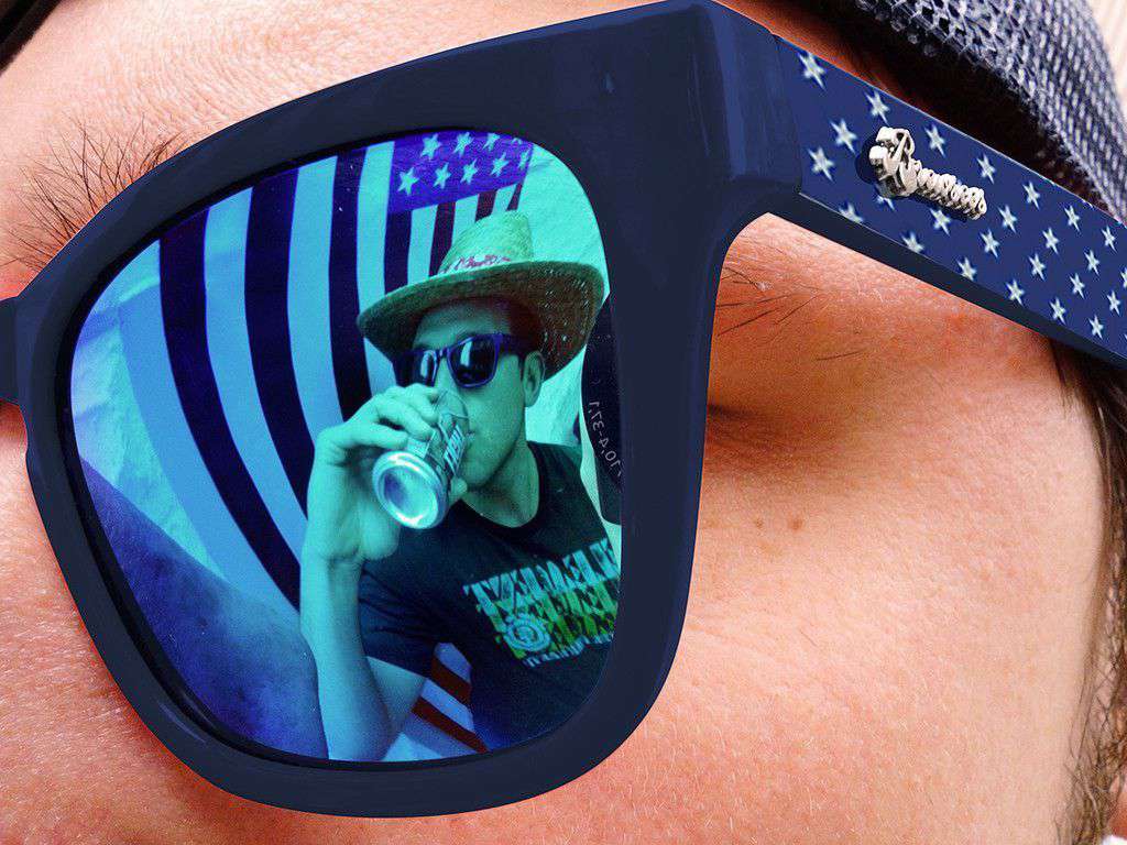 The Captain Pry'Merica Sunglasses by Brewsees - Country Club Prep