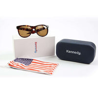 The Seeker Sunglasses in Tortoise Shell by Kennedy - Country Club Prep
