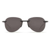 West Bay Sunglasses in Shiny Black with Gray 580P Lenses by Costa Del Mar - Country Club Prep