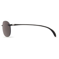 West Bay Sunglasses in Shiny Black with Gray 580P Lenses by Costa Del Mar - Country Club Prep