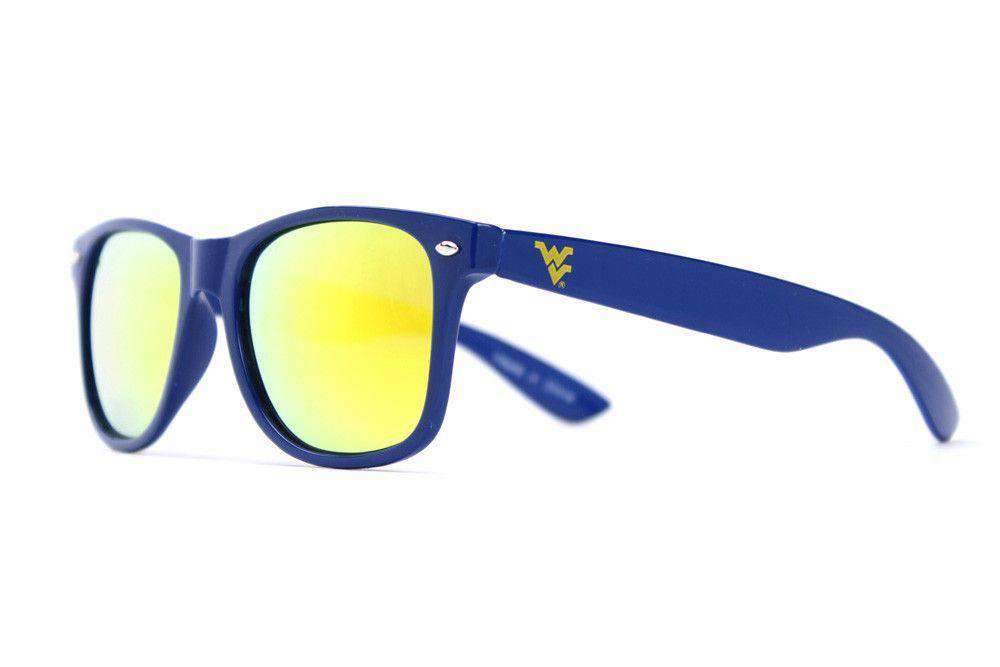 West Virginia Throwback Sunglasses in Blue by Society43 - Country Club Prep