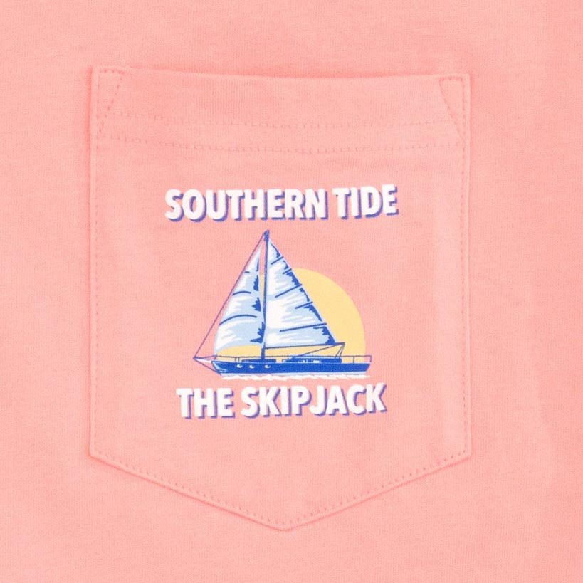 Sunset Sailing Reflection Tee Shirt by Southern Tide - Country Club Prep