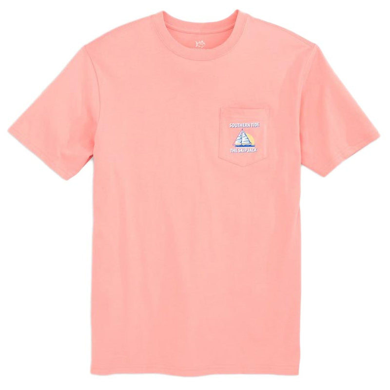 Sunset Sailing Reflection Tee Shirt by Southern Tide - Country Club Prep