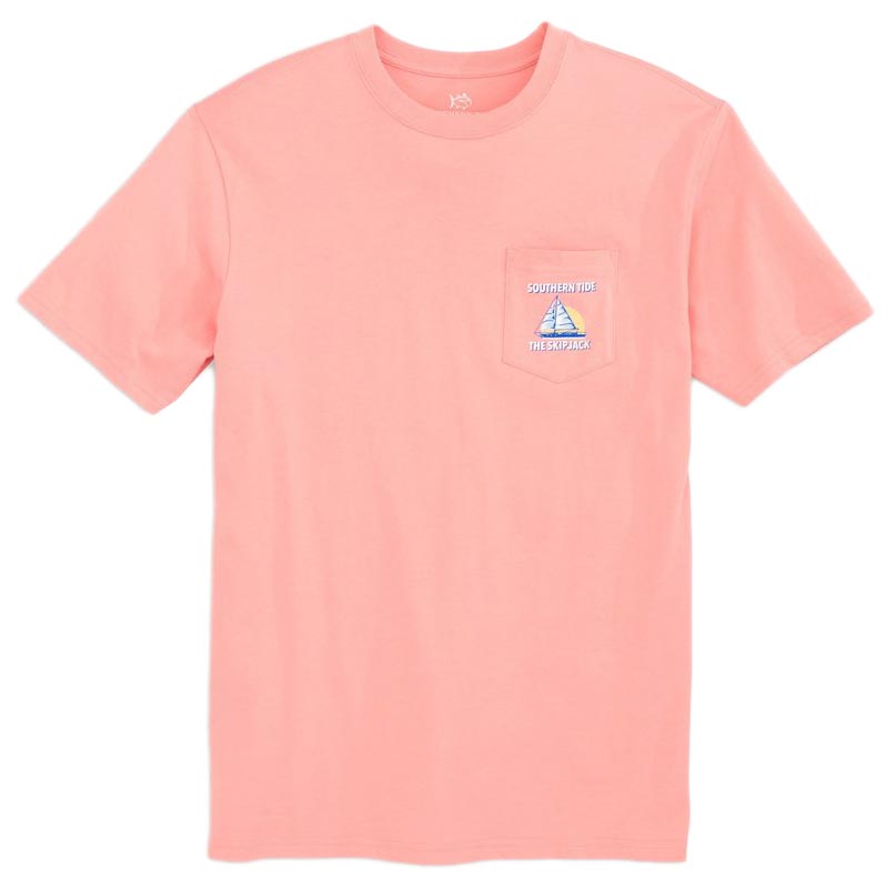 Sunset Sailing Reflection Tee Shirt by Southern Tide - Country Club Prep