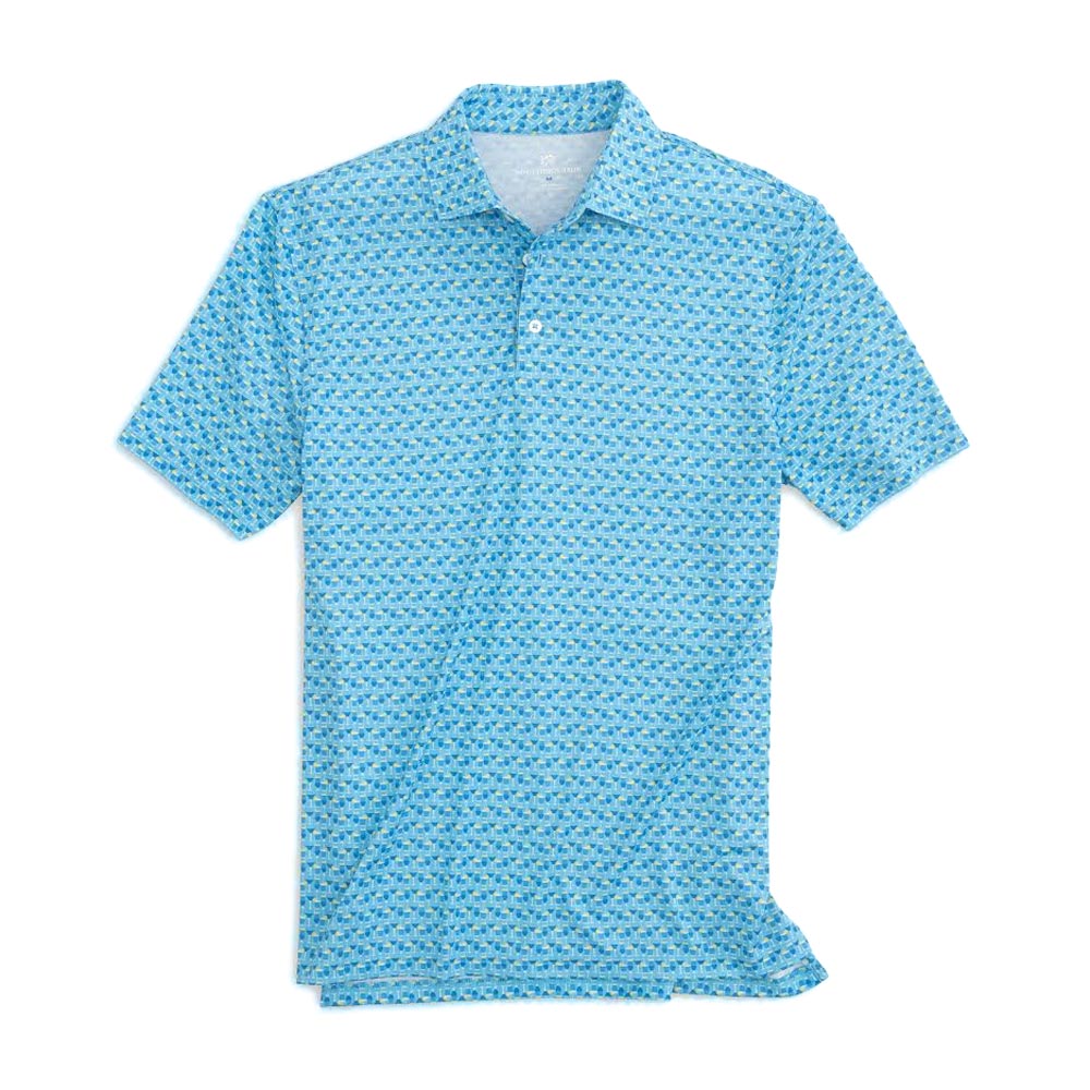 Drink of the Day Printed Performance Polo by Southern Tide - Country Club Prep
