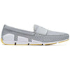 Men's Breeze Penny Loafer in Light Gray, White & Faded Lemon by SWIMS - Country Club Prep