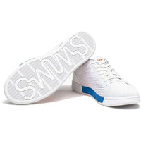 Men's Breeze Tennis Knit Sneaker in White & Blue Blitz by SWIMS - Country Club Prep