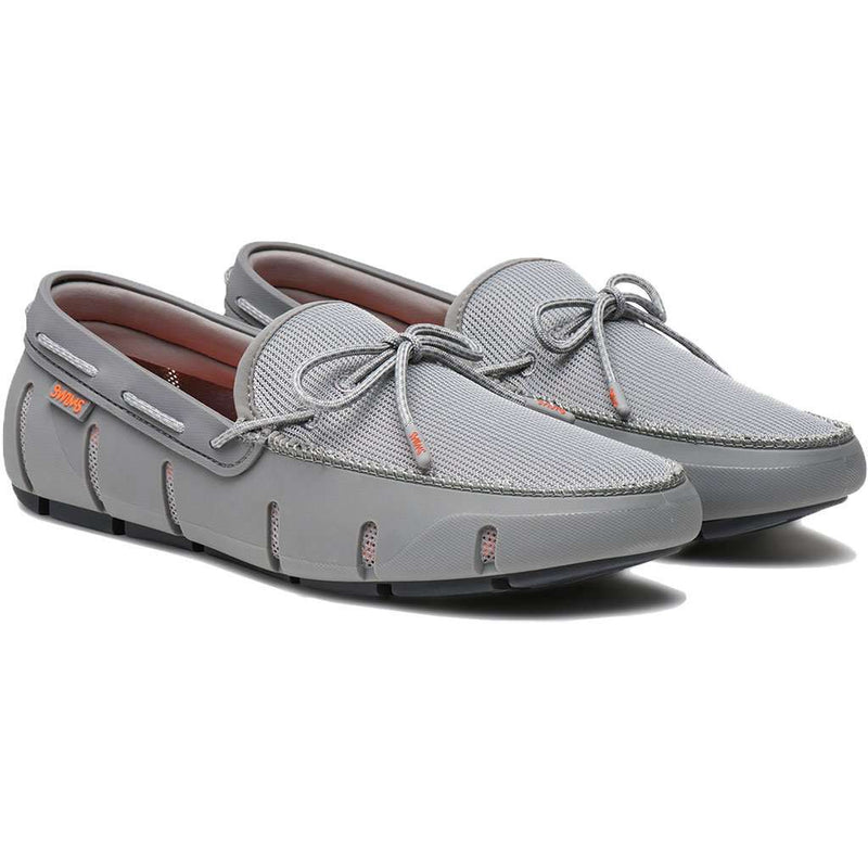 Men's Stride Lace Loafer in Gray & Gray Fleck by SWIMS - Country Club Prep