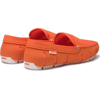 Men's Stride Single Band Keeper Loafer in Orange & White by SWIMS - Country Club Prep