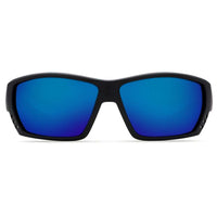 Tuna Alley Sunglasses in Blackout with Blue Mirror Polarized Glass Lenses by Costa del Mar - Country Club Prep