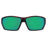Tuna Alley Sunglasses in Tortoise with Green Mirror Polarized Glass Lenses by Costa del Mar - Country Club Prep